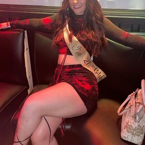 Fashion Nova Tie Dye Two Piece Set